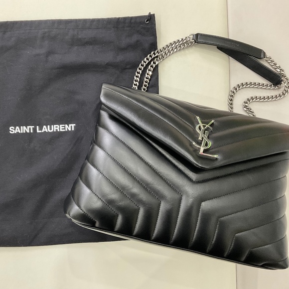 Ysl - Saint laurent medium loulou in black - Picture 1 of 13